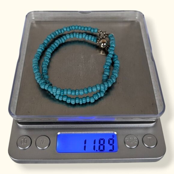 (2/$20) V. Turquoise Beaded Necklace - Picture 5 of 5